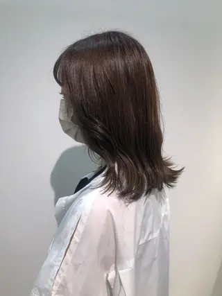 ミディアム カラー レイヤー/お顔まわり 暖色カラー🍑Amiのその他イメージ