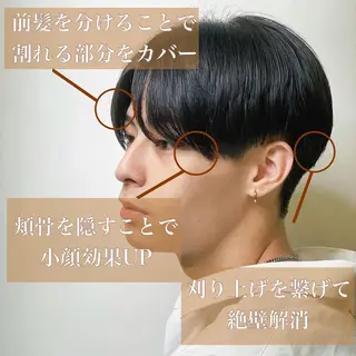 メンズ BIRTH by happiness所属・【ニュアンスパーマ】 西岡拓海のヘアスタイル