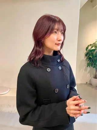 ミディアム カラー 小岩 荘太のヘアスタイル