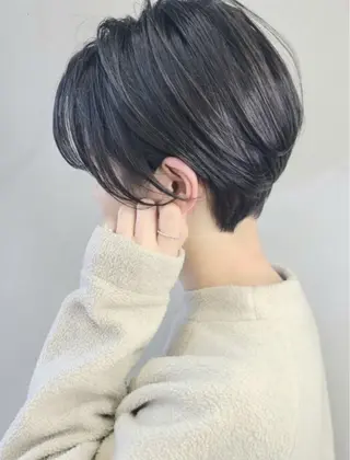 ショート 京橋美容室🌟 亀井寿葵のヘアスタイル