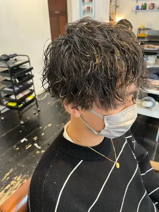 パーマ メンズ bijou chiharuのヘアスタイル