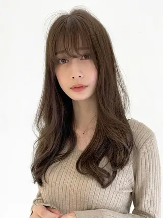 ロング 韓国ヘア🤍顔周り/ 髪質改善✨/林遼一郎のヘアスタイル