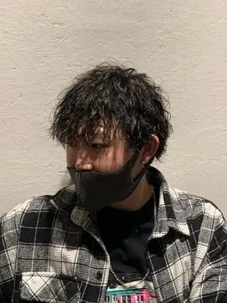 メンズ レプス所属・栗原 諒のヘアスタイル