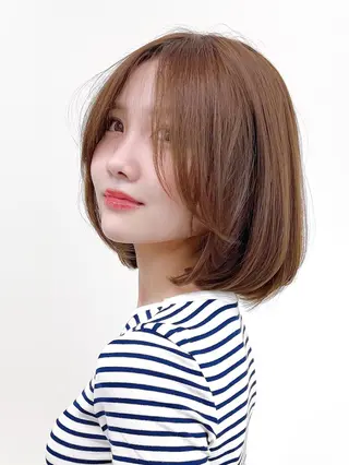 ショート Say.石川葵 ショートボブ前髪のヘアスタイル