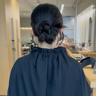 ミディアム カラー ヘアアレンジ noa/ 渋谷のヘアスタイル