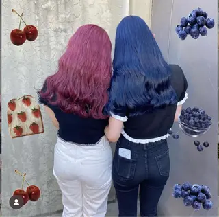 カラー salon village所属・色落ちまで可愛い🧚 心斎橋hikaruのヘアスタイル