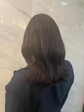 セミロング 🩶韓国/似合わせ/ さわ🩶のヘアスタイル