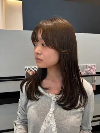 セミロング カラー 透明感カラー/ レイヤーkotonoのヘアスタイル