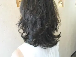 ミディアム カラー kiyoshi nakazaki所属・kiyoshi🌱 megumiのヘアスタイル