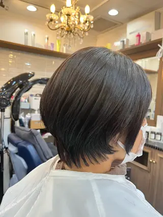 ショート lupinus中田 塩屋のヘアスタイル