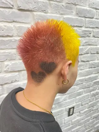 カラー メンズ 🦄🩵YUNA 🩵🦄のヘアスタイル