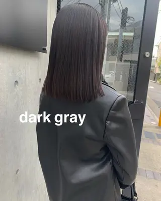 ミディアム カラー 柔らかブラウン/顔周 りレイヤー♡ユウシのヘアスタイル