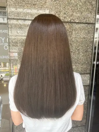 ロング 田中 らなのヘアスタイル