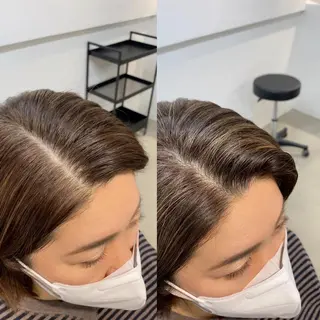 ミディアム カラー レイヤーカットのプロ 大人ヘア宮森貴志のヘアスタイル