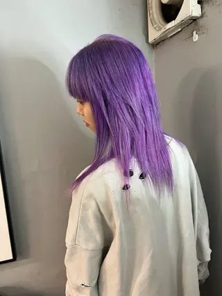 カラー トメちゃん 💜🇭🇰のヘアスタイル