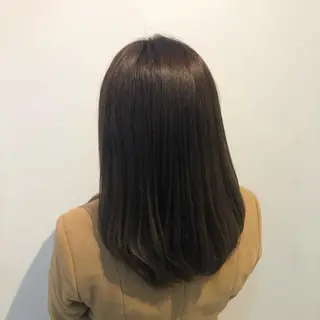 セミロング 透明感カラー🪄 髪質改善♡田中みづきのヘアスタイル