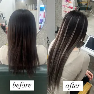 ロング ⭐️強粘着エクステ ⭐️エクステ⭐️のヘアスタイル