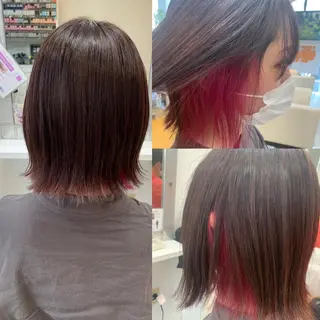 ショート カラー ヘアケアベースウィズ所属・柳川 玲也のヘアスタイル