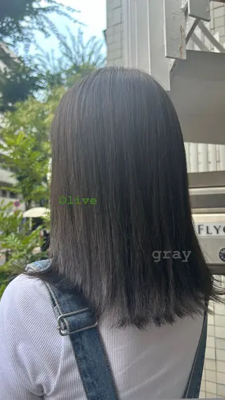 ミディアム 暖色カラー🍒🌷 hitomiのヘアスタイル