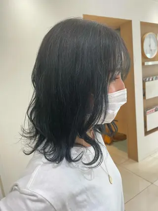 ミディアム 🪴酒井 可南子🪴のヘアスタイル