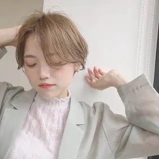 ショート カラー 銀座 髪質改善 🧸HINATAのヘアスタイル