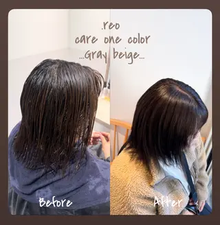 ミディアム カラー SALOWIN 大宮 crest所属・.ｒｅｏ 【夜型美容師】のヘアスタイル