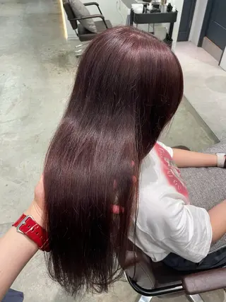 ロング カラー FILMS横浜所属・Watanabe Maiのヘアスタイル