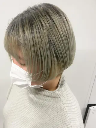 ミディアム カラー パーマ マツエク・マツパ ネイル アイブロウ yelm ［official］のヘアスタイル