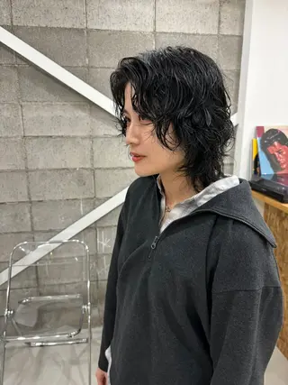 ミディアム パーマ HIAR CREATE CLEAR due所属・安藤 大陸のその他イメージ