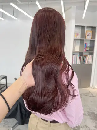 ロング カラー ヘアアレンジ レイヤーカット指名 No.1💖マユカのヘアスタイル