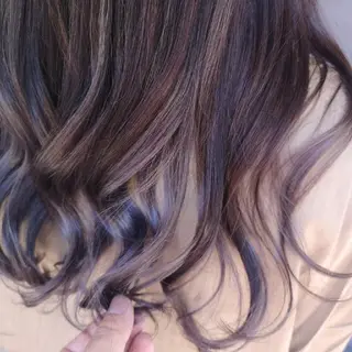 カラー ヘアアレンジ ミディアム 艶髪×美髪✨ newi八王子のヘアスタイル