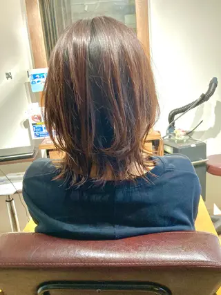 ミディアム soin erinaのヘアスタイル