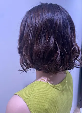 ショート パーマ 銀座/髪質改善/韓国 カラー🍓原田侑依のヘアスタイル