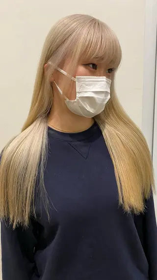 ロング カラー 酸性ストレート/ 髪質改善/イソヤトモのヘアスタイル