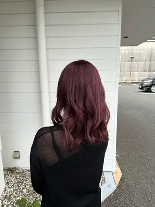 セミロング nakano amiのヘアスタイル