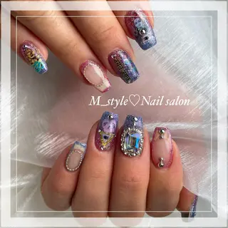 ミディアム ネイル 下妻市ﾈｲﾙｻﾛﾝ M_styleのネイルデザイン
