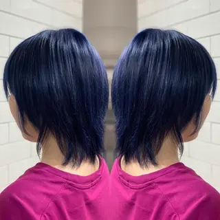 ショート カラー ヘアアレンジ 髪質改善×ハイトーン 中田啄也のヘアスタイル