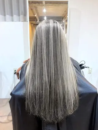 ロング カラー na3moe【ナナナモエ】所属・髪質改善✨カラー特化 サロン🎨平尾晃一のヘアスタイル