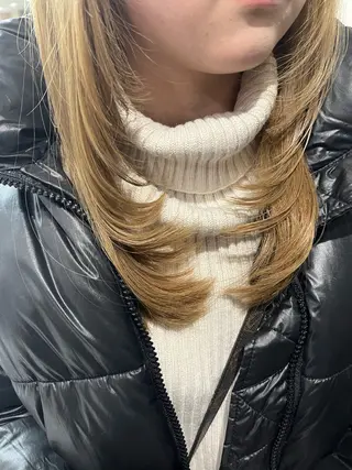 セミロング ☘️上村 歩夢☘️ /髪質改善/メンズのヘアスタイル