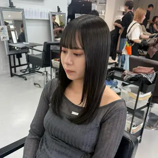 セミロング 榎本雪来🌺 メンズカット✂️のヘアスタイル