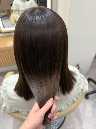 カラー 菅沢三奈/さいたま市 縮毛矯正/韓国ヘアのヘアスタイル