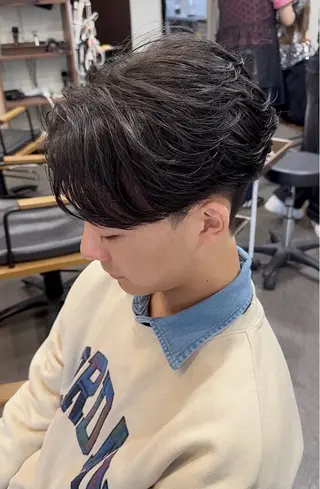 パーマ メンズ 年間2000名担当◎ パーマ職人/仲原佑樹のヘアスタイル