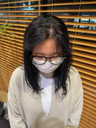 セミロング カラー パーマ指名No1 /namiのヘアスタイル