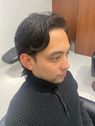 メンズ sunvalley所属・白髪染め 解決‼️のヘアスタイル