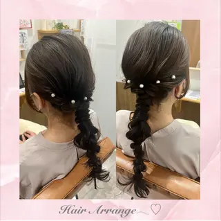 ロング ヘアアレンジ 推し活美容師 🩵 Hayashiのヘアスタイル