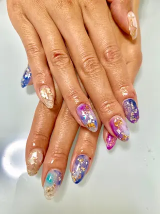 ネイル 🌙🫧CHARME (RUKA)🦋🫧のネイルデザイン