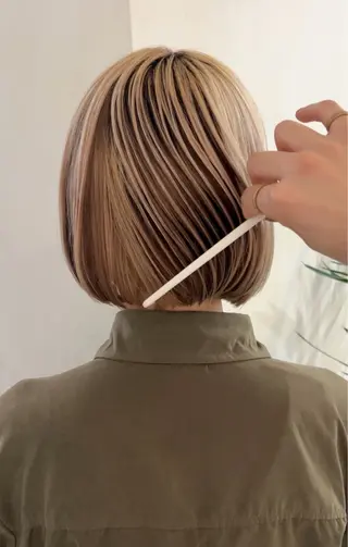 ショート カラー ﾘｭｳﾄ/ボブ/ レイヤー/ブリーチのヘアスタイル