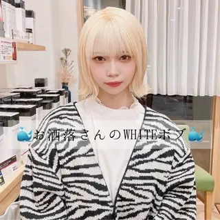 ショート カラー パーマ ヘアアレンジ メンズ キッズ ネイル マツエク・マツパ アイブロウ merc. 🩵妹尾杏菜のヘアスタイル