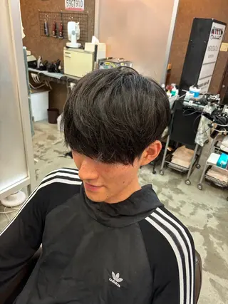 ミディアム メンズ メンズパーマ特化 カバヤマ　リョウのヘアスタイル