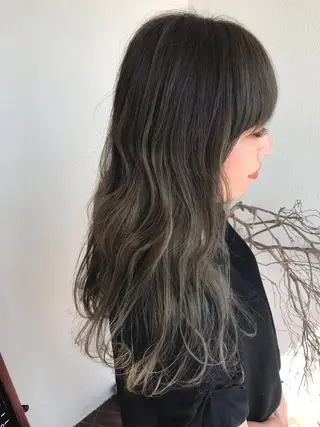 ロング カラー 大嶋 宏隆のヘアスタイル